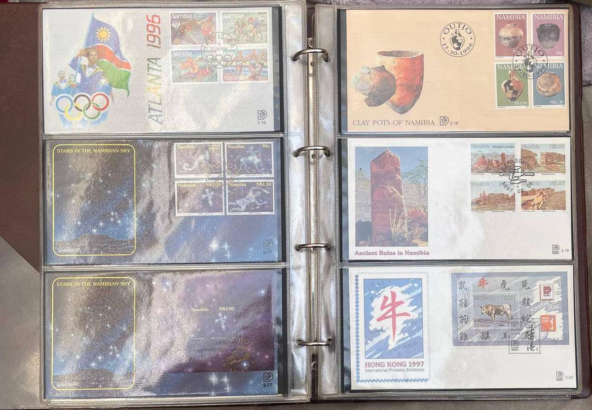 NAMIBIA - 1990 - 2000 - 78 ATTRACTIVE COLOURFUL FDC'S IN ALBUM HAVE A LOOK