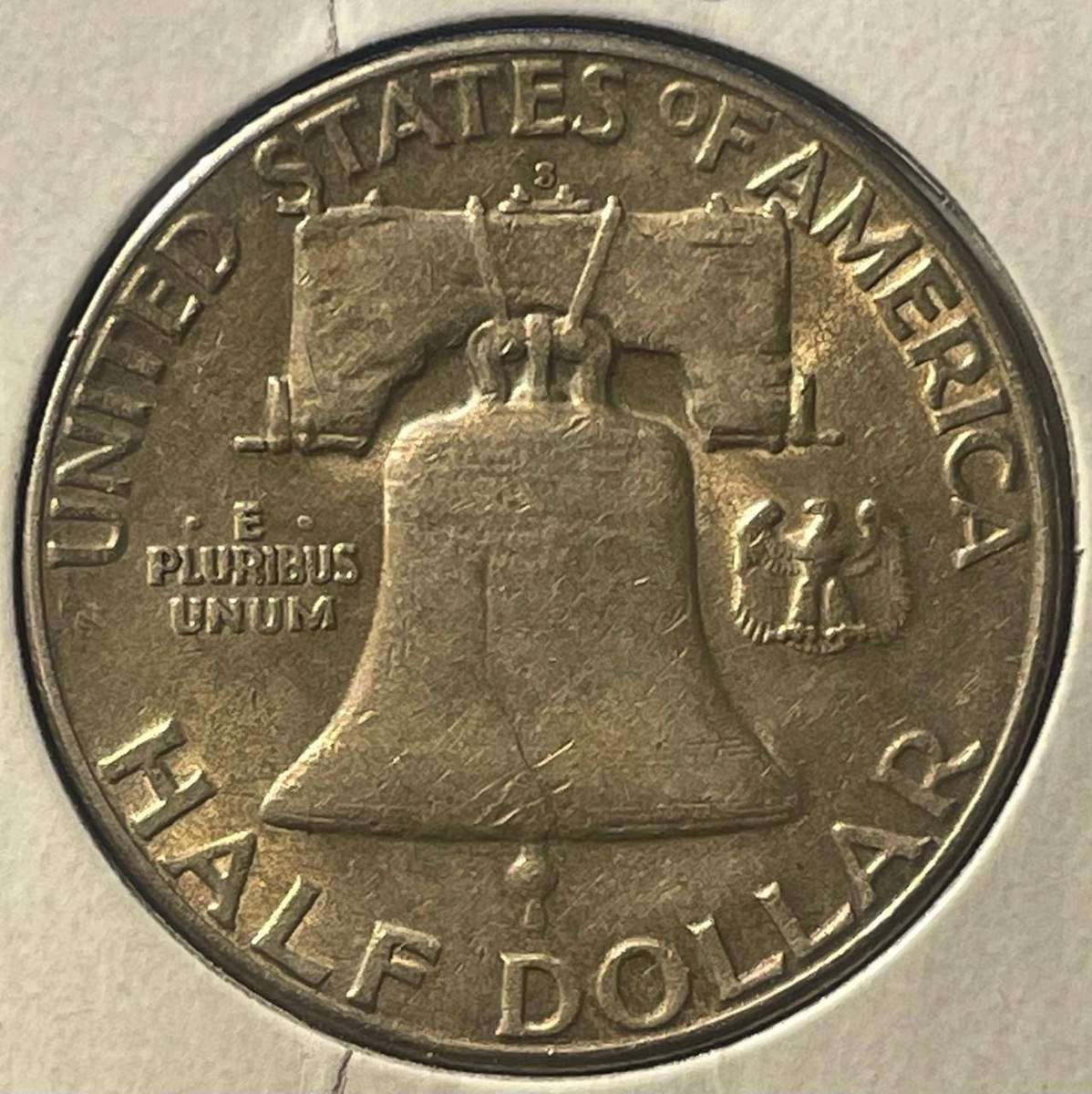 1953 FRANKLIN HALF DOLLAR 50C SILVER COIN 0.90%