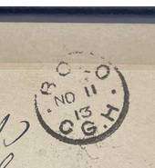 1913 CGH BOLO PC - XHOSA WRITTEN PC FROM KEILANDS MISSION STUTTERHEIM REGION CGH