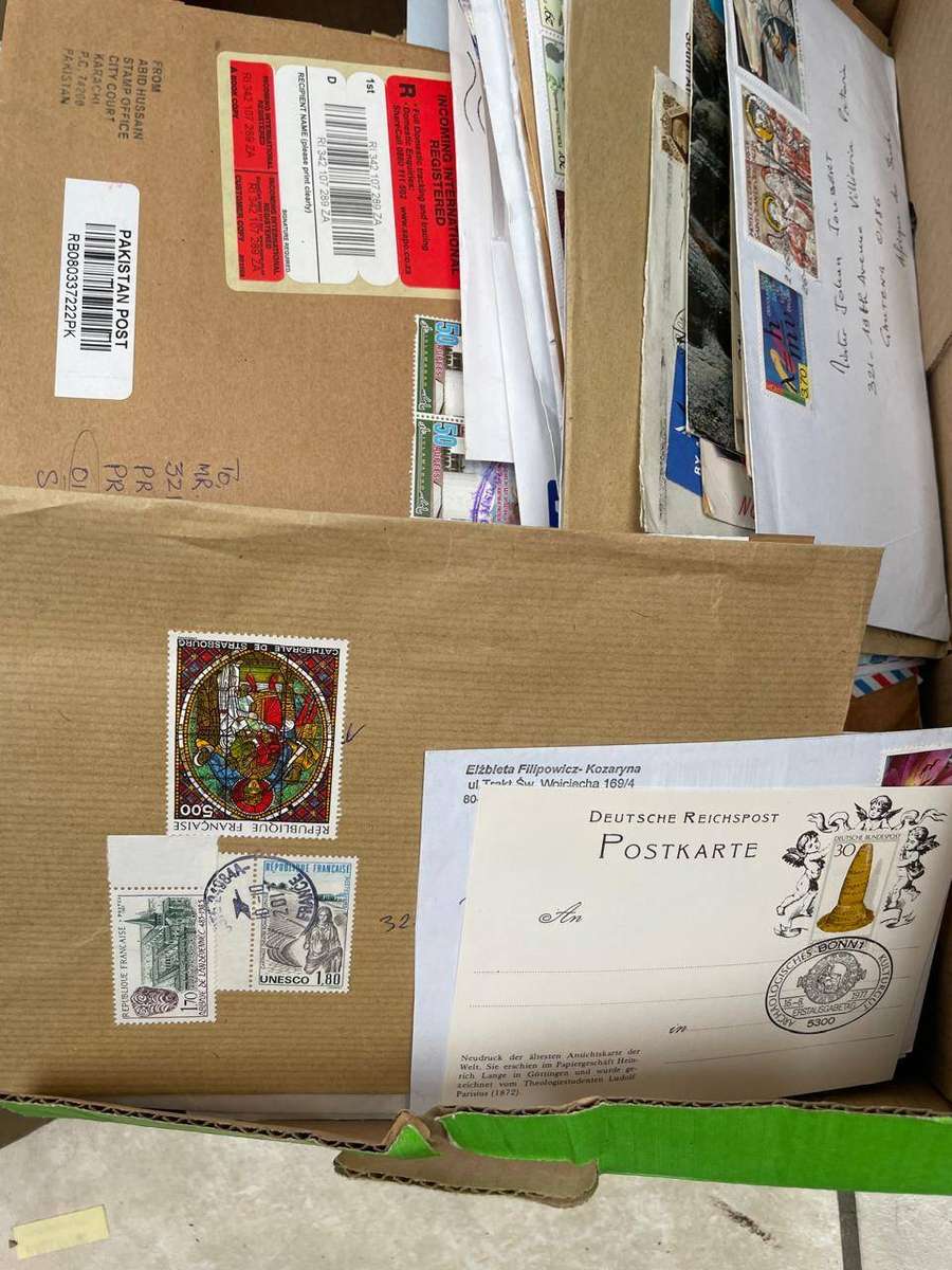 BRITISH COMMONWEALTH / EUROPE - BOX OF ODDS & ENDS STAMPS & COVERS