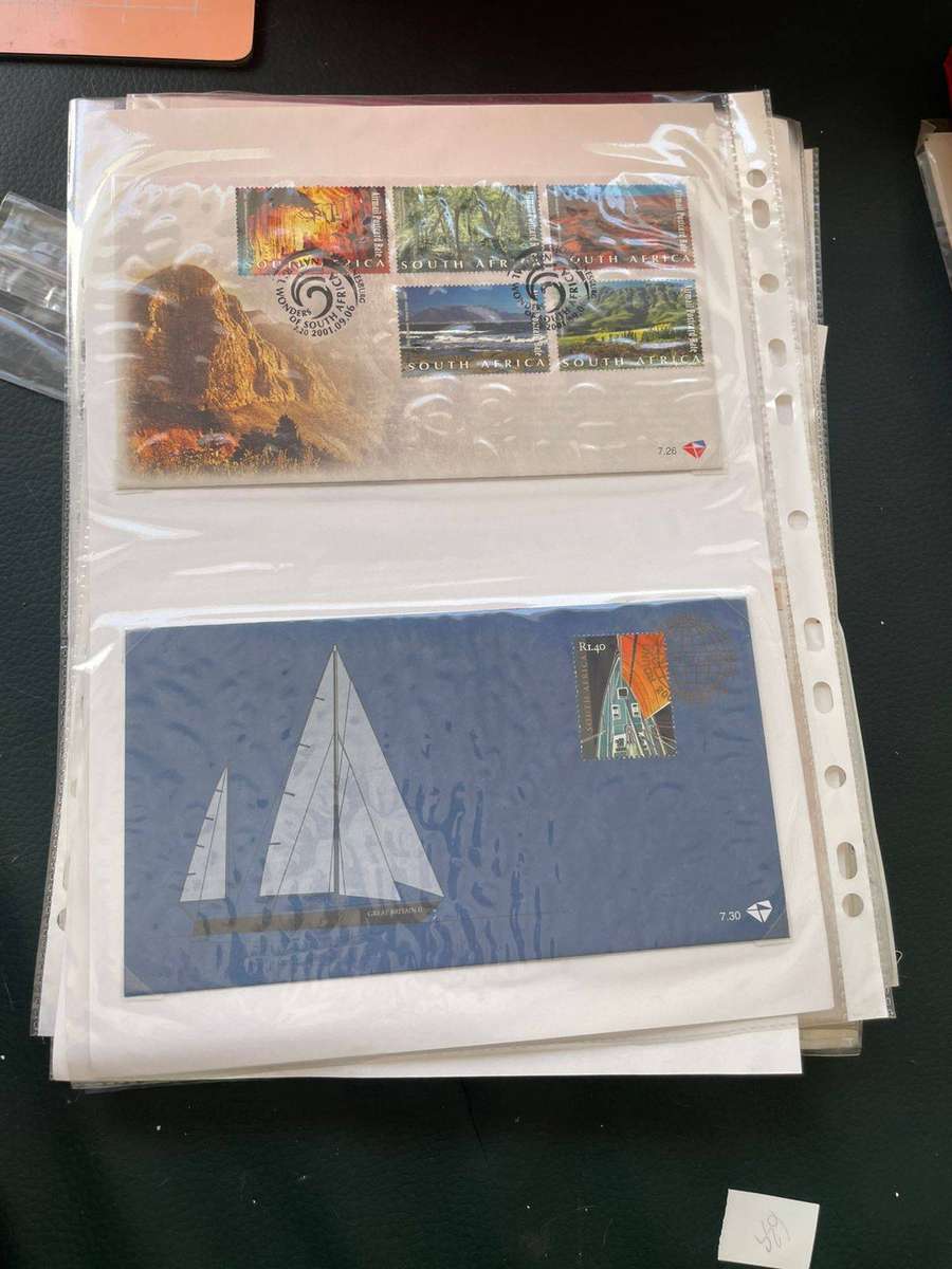 RSA 54 X FDC'S 1998-2001 - NO.S 6.11 TO 7.8 + 4TH & 5TH DEF. SERIES FDC'S