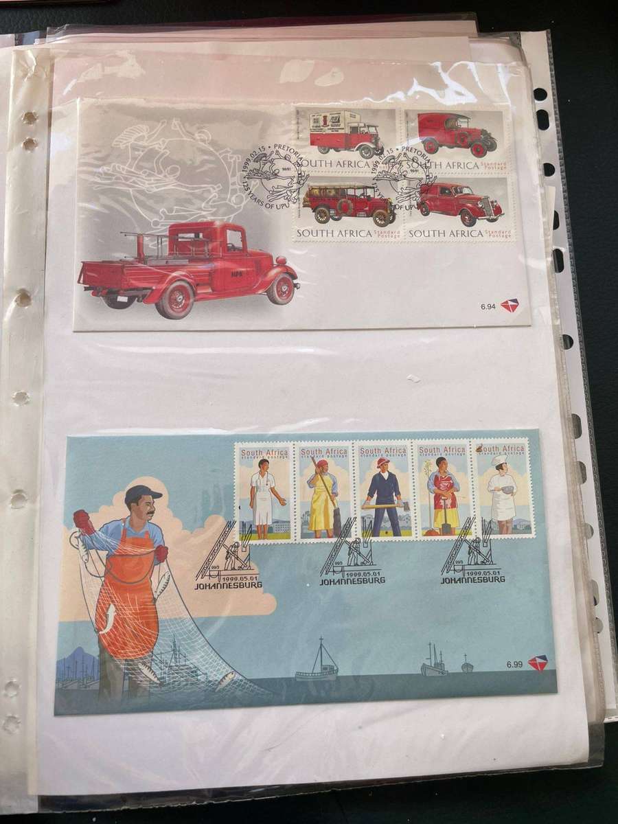 RSA 54 X FDC'S 1998-2001 - NO.S 6.11 TO 7.8 + 4TH & 5TH DEF. SERIES FDC'S