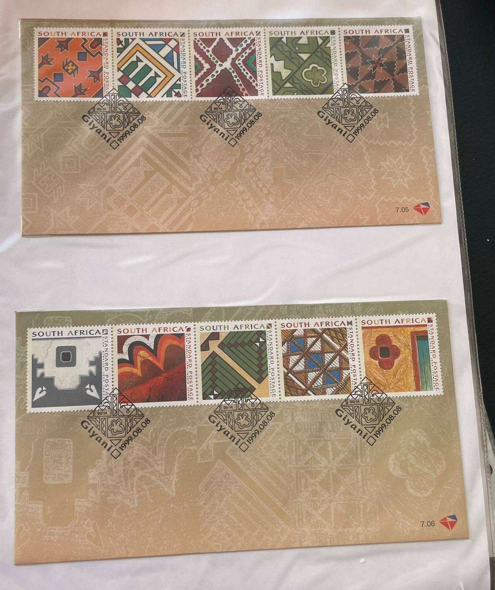 RSA 54 X FDC'S 1998-2001 - NO.S 6.11 TO 7.8 + 4TH & 5TH DEF. SERIES FDC'S