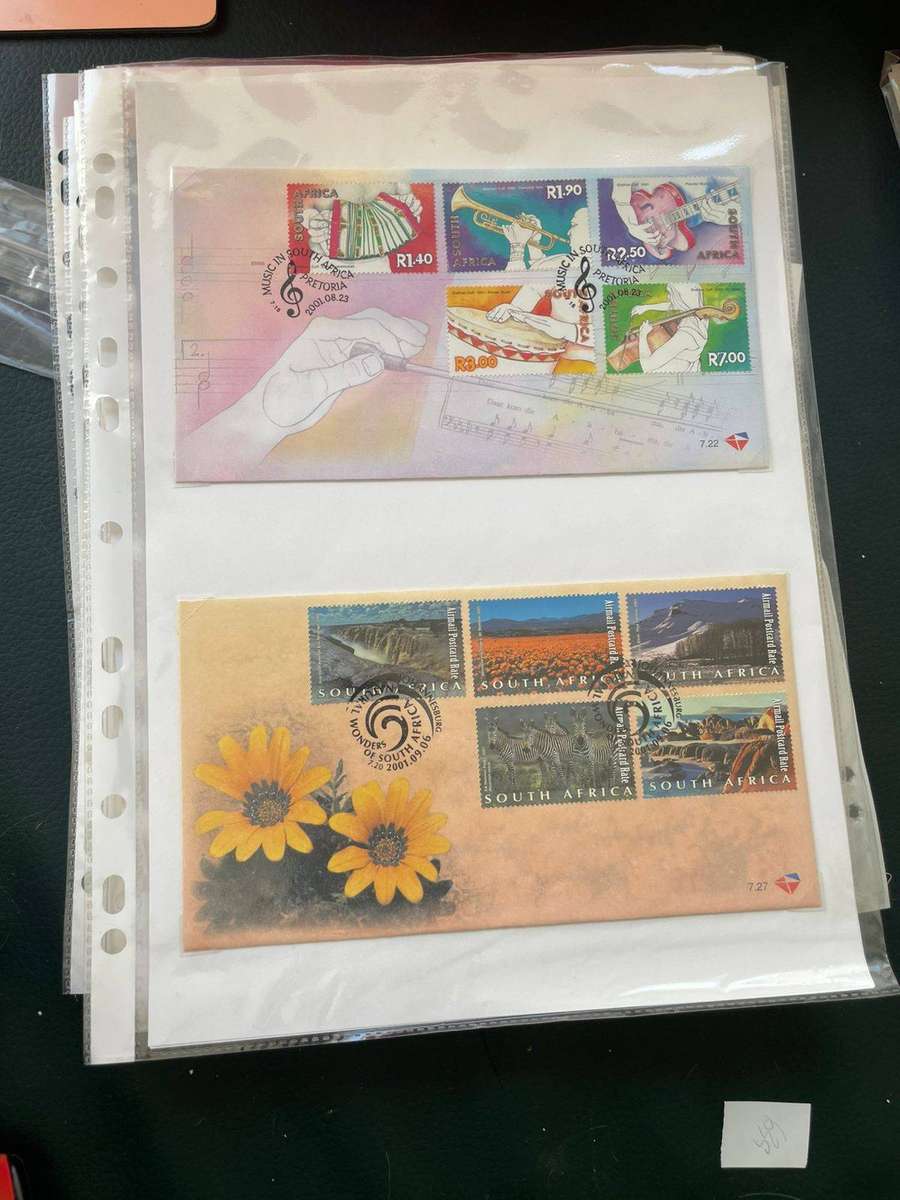 RSA 54 X FDC'S 1998-2001 - NO.S 6.11 TO 7.8 + 4TH & 5TH DEF. SERIES FDC'S