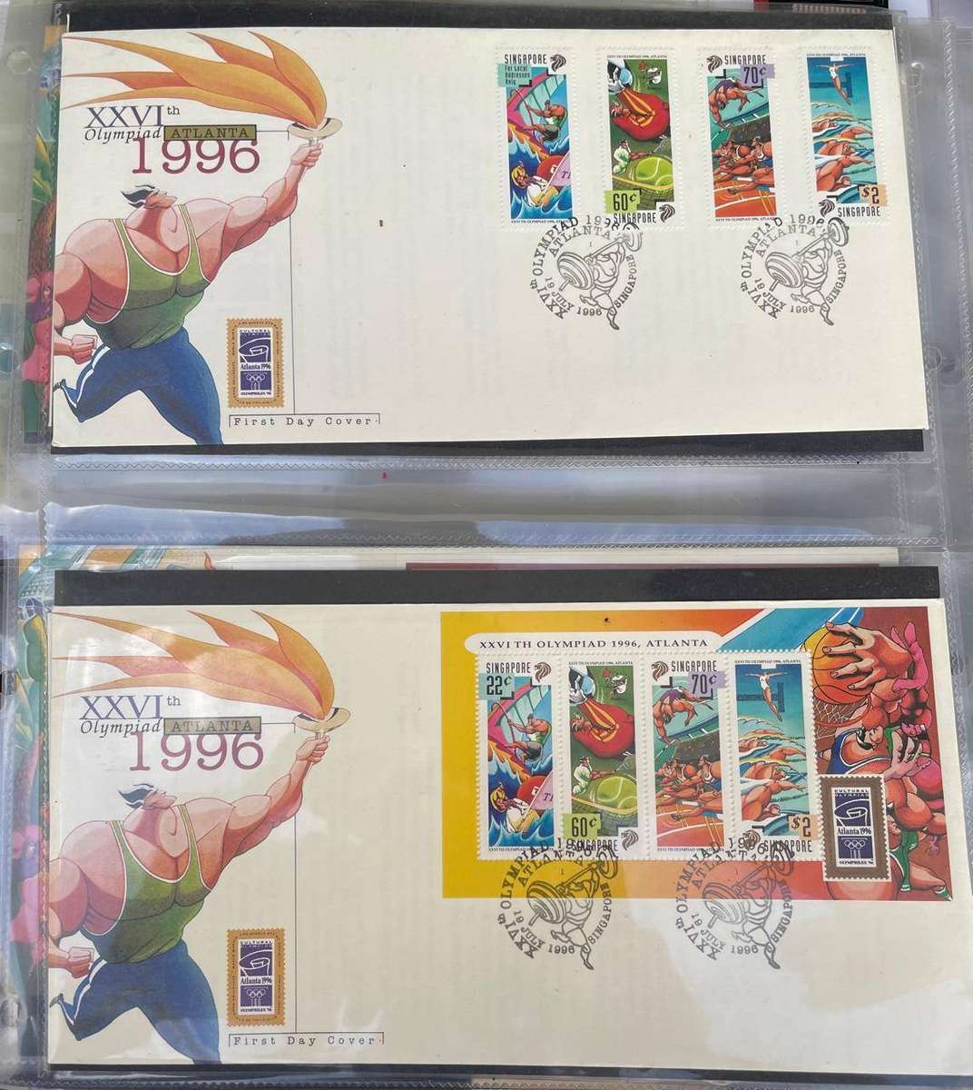 SINGAPORE - 31 X FDC'S FROM 1995 & 1996 EXHIBITION 95 & ZODIAC SERIES + SINO RELATIONS