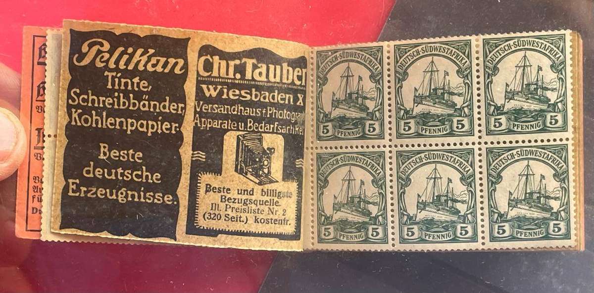 GERMANY - 1913 GSWA ORIGINAL BOOKLET C - COMPLETE MINT WITH ADVERTISEMENTS