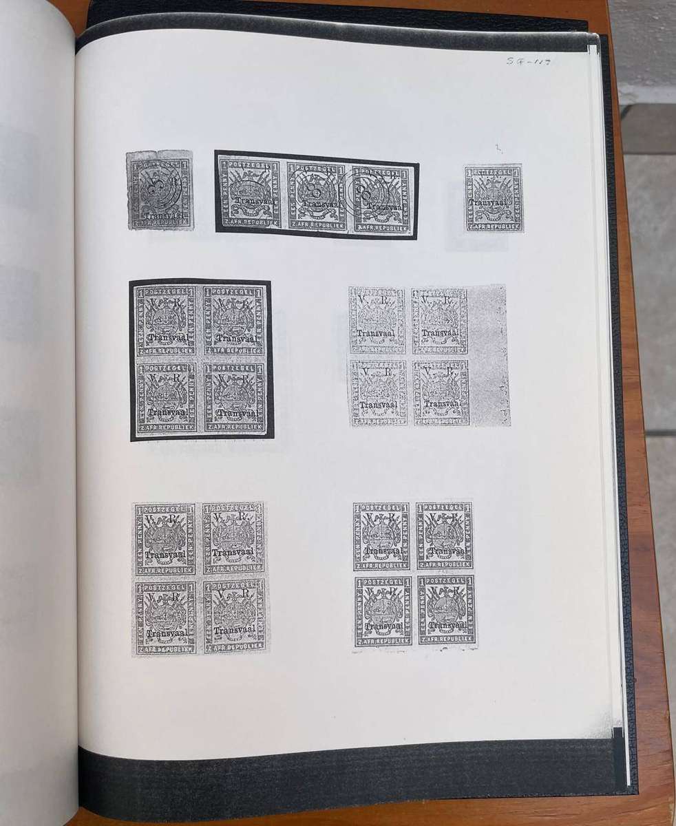 ZAR / TRANSVAAL: E. HUNT - TRANSVAAL ADHESIVES STAMPS 4 X REF. BOOK - PART 2-5 [4 REFERENCE BOOKS]