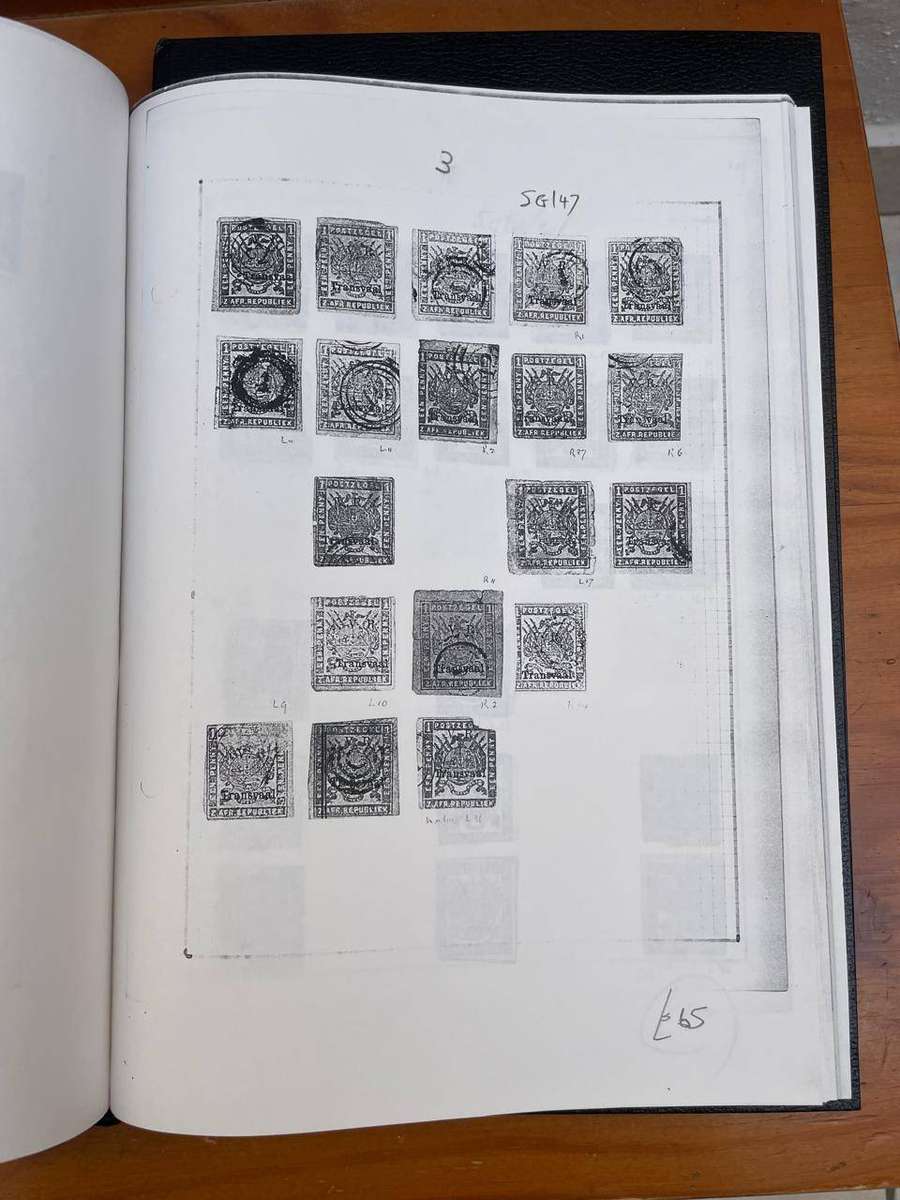 ZAR / TRANSVAAL: E. HUNT - TRANSVAAL ADHESIVES STAMPS 4 X REF. BOOK - PART 2-5 [4 REFERENCE BOOKS]