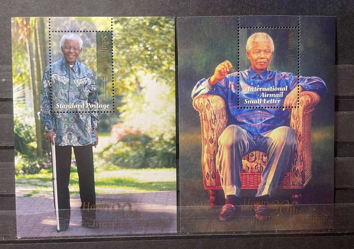 SA - 2008 MANDELA 90TH BIRTHDAY STAMP ISSUE FDC HARDCOVER BOOK