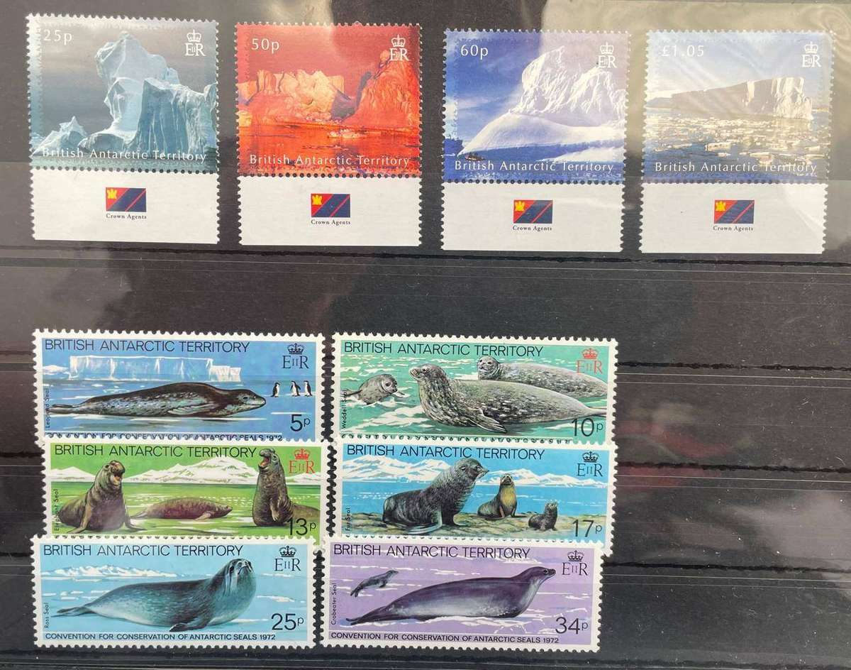 BRITISH ANTARCTIC TERRITORY - 1972 & 2007 SETS MNH