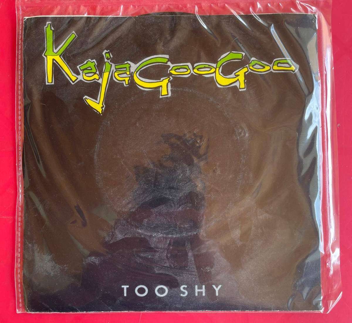 KAJAGOOGOO - TOO SHY (45 SINGLE PICTURE SLEEVE) S.AFRICA RELEASE