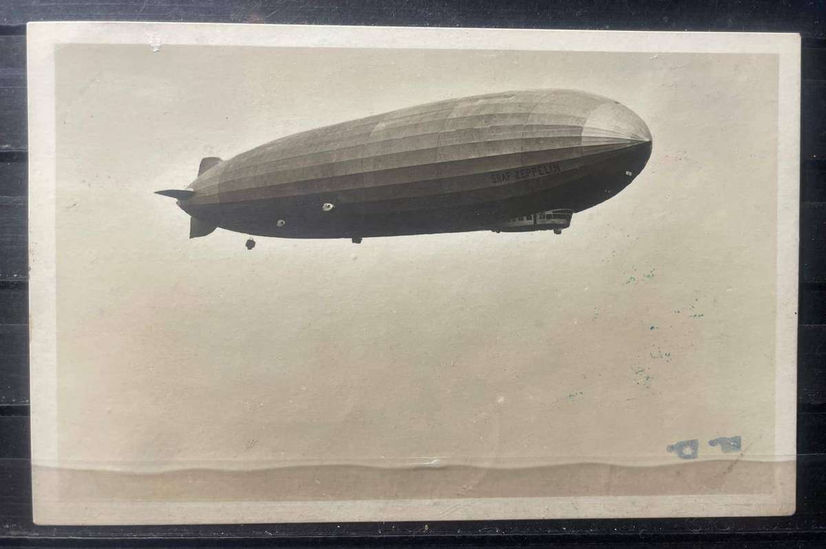 Germany Zeppelin Post 1/7/1931 Iceland Flight Sieger #113B - REYKJAVIK DROP MAIL CANCEL Islandfahrt
