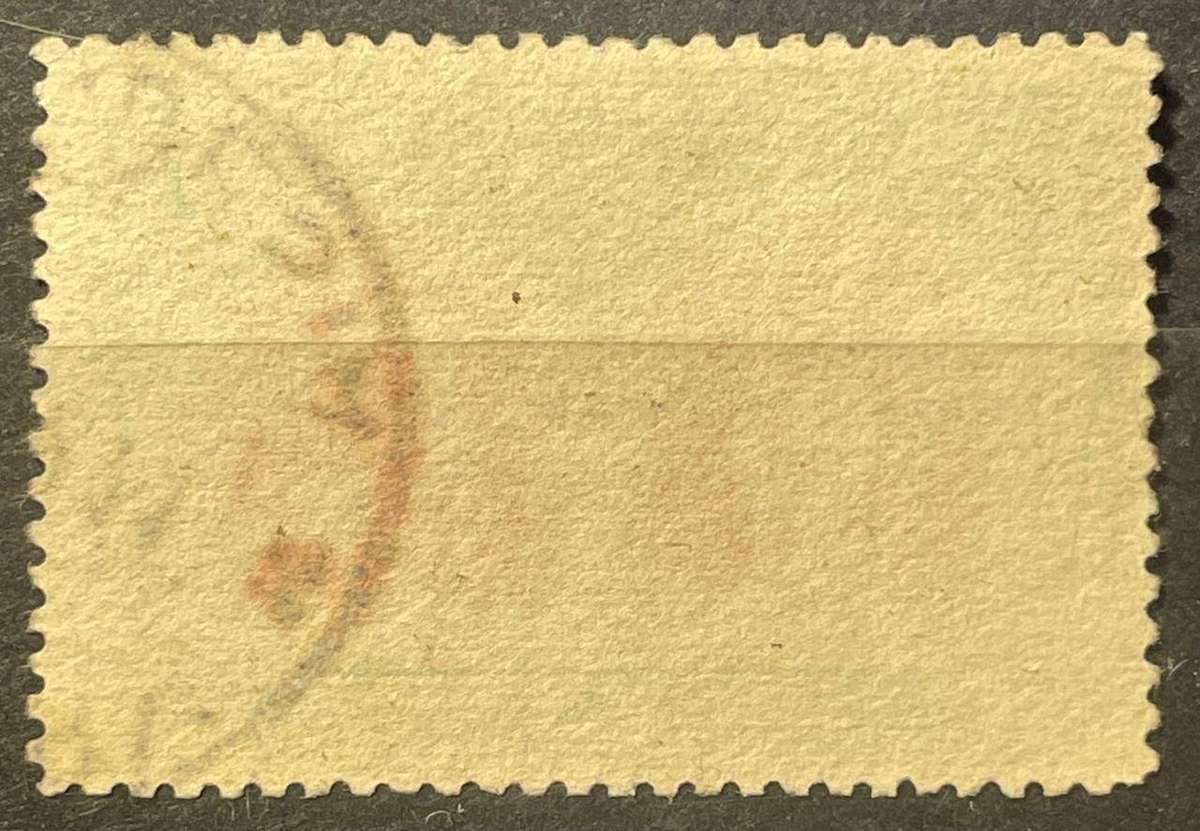 RHODESIA 1910 - 5 SHILLINGS DOUBLE HEADS - USED CV R2500+