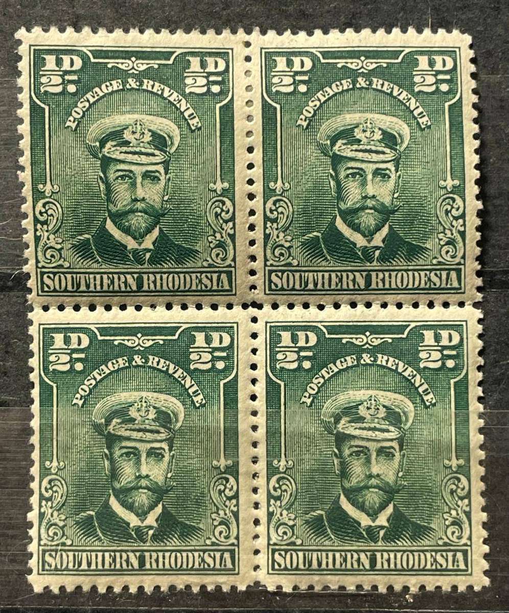 SOUTHERN RHODESIA - 1924 KGV BLOCKS AND PAIRS - MNH & MM PART 1