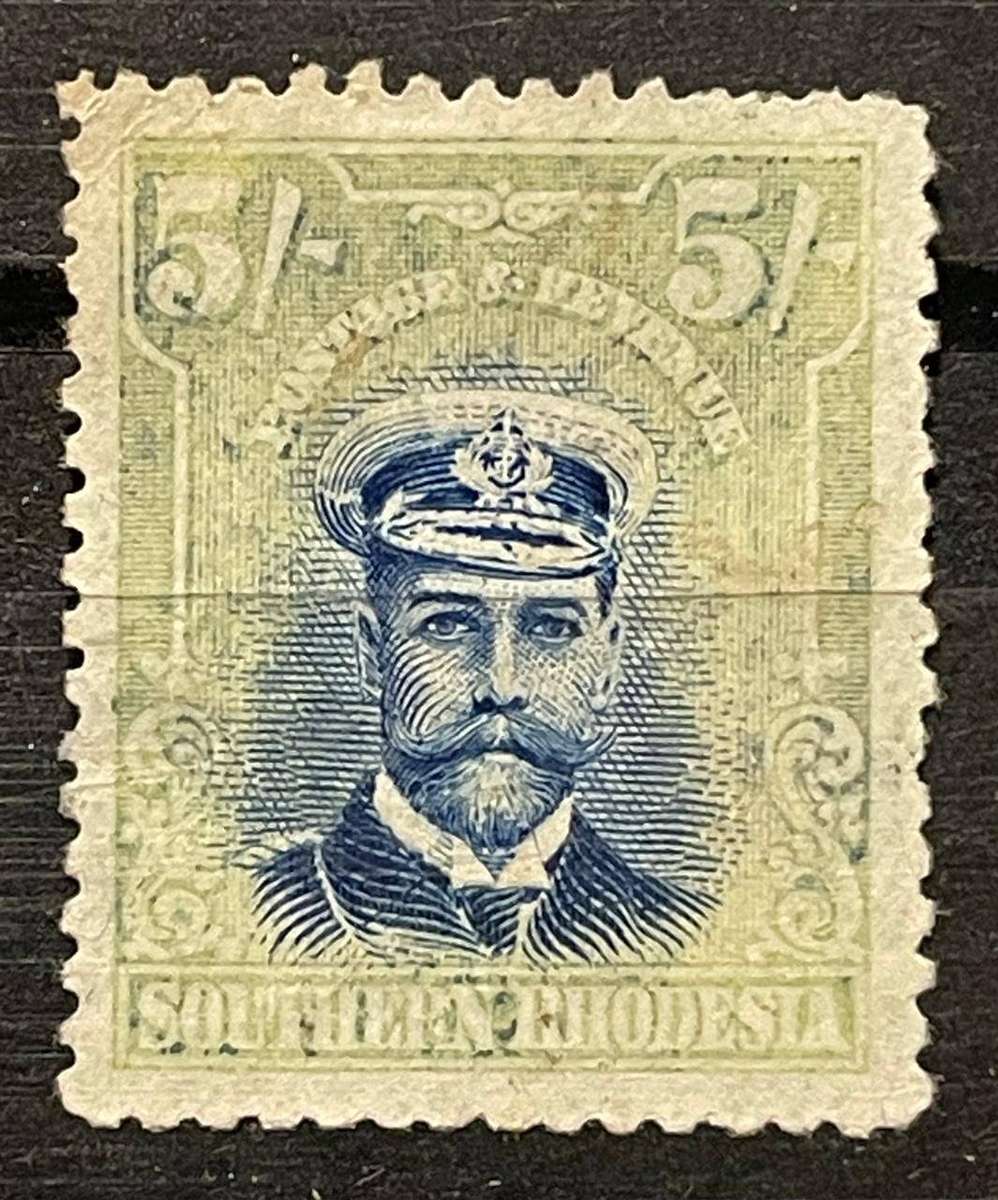 S. RHODESIA KGV MOSTLY USED SELECTION 10d, 1/6, 2/, 2/6, 5/, 5/ HIGH CV