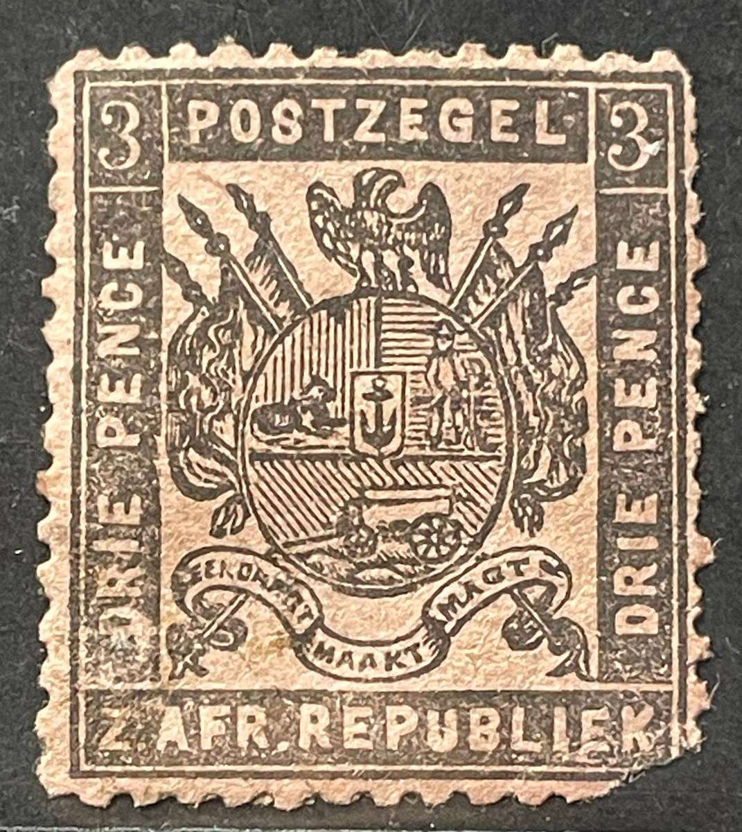 TRANSVAAL - EARLY SELECTION OF USED EXAMPLES WITH FAULTS