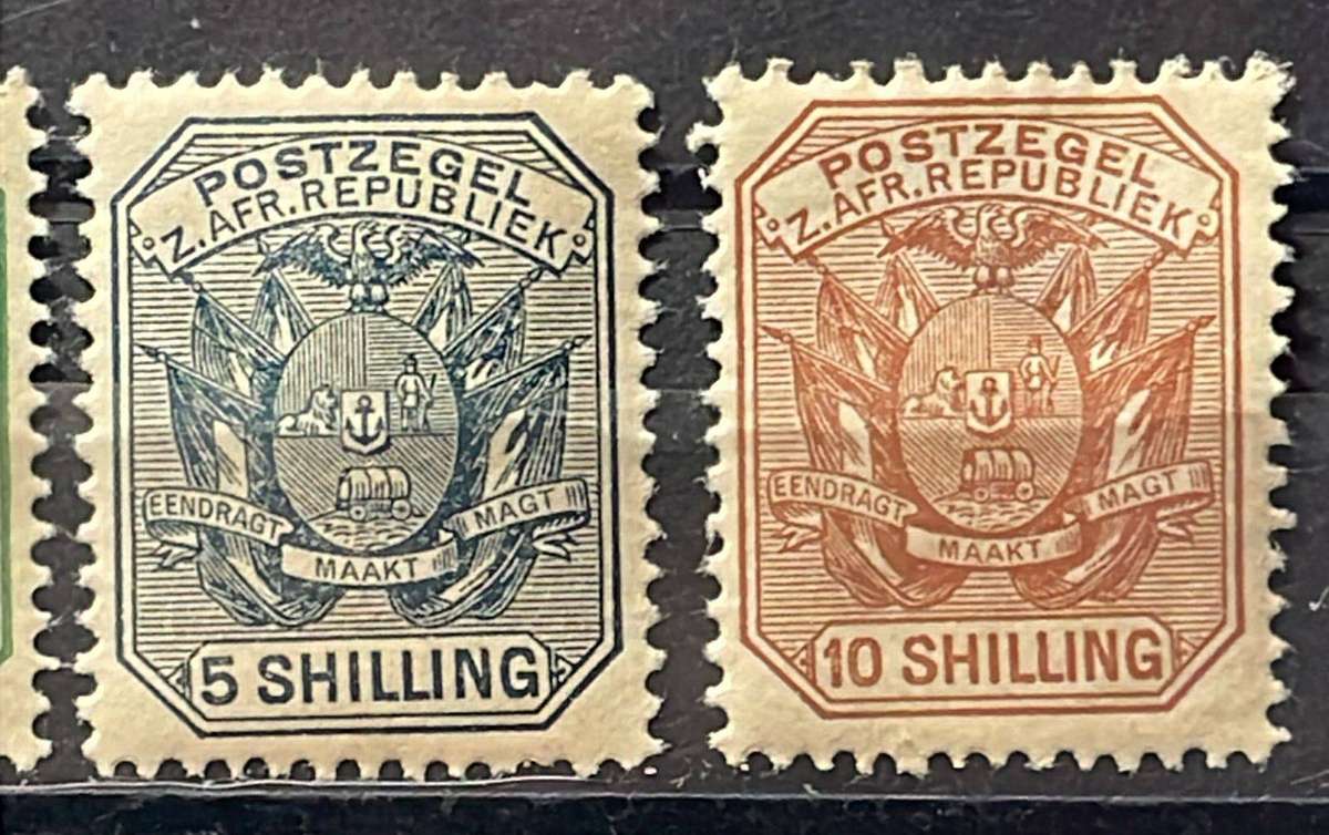 TRANSVAAL 1895 FULL MINT SET TO 10/ - WAGON WITH POLE MM*