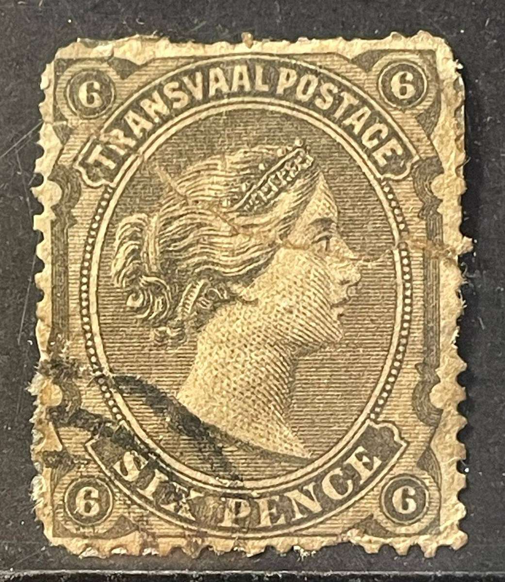 TRANSVAAL - EARLY SELECTION OF USED EXAMPLES WITH FAULTS