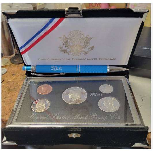 1995 UNITED STATES MINT PREMIER SILVER PROOF SET