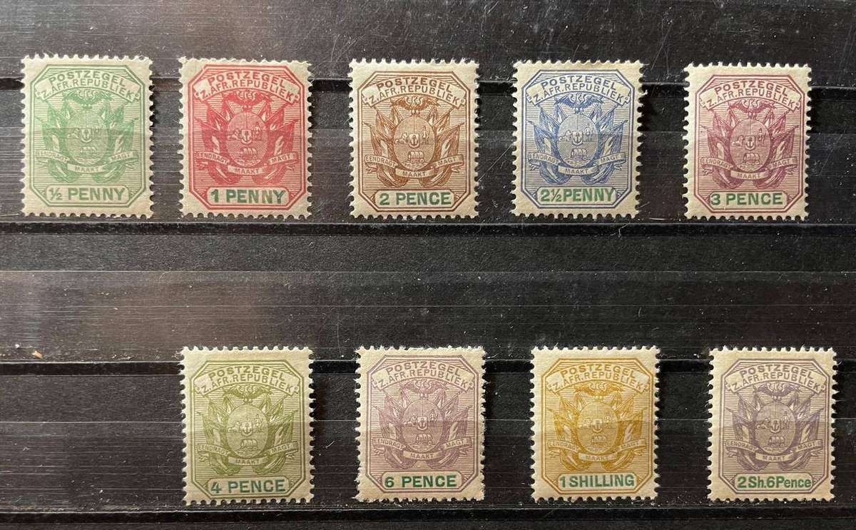 ZAR 1896 ENSCHEDE SET COMPLETE MH* + OTHERS