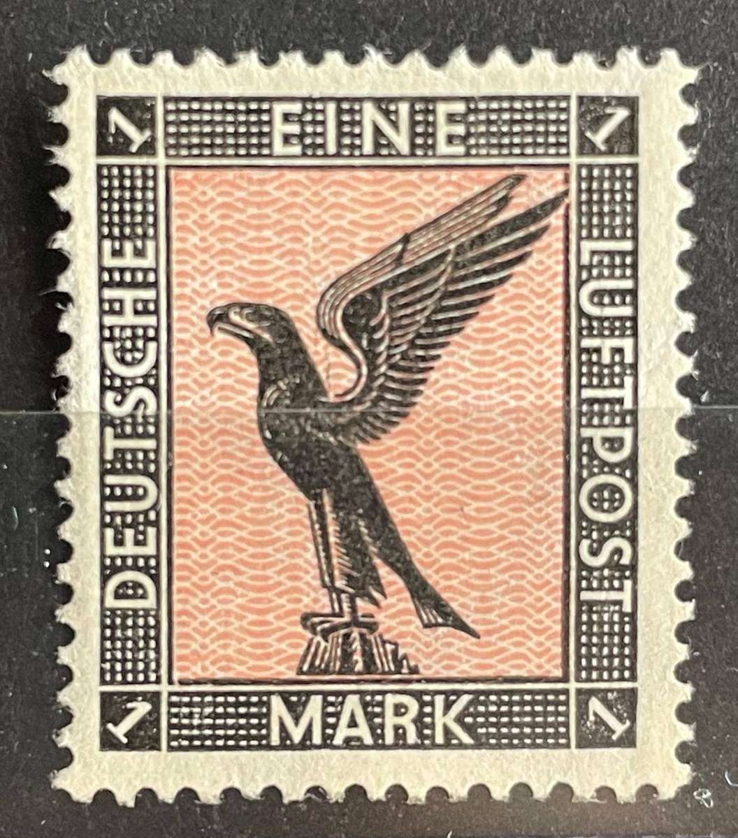 GERMANY 1926 - 1 MARK EAGLE MNH ** CV 150 EURO / R3055