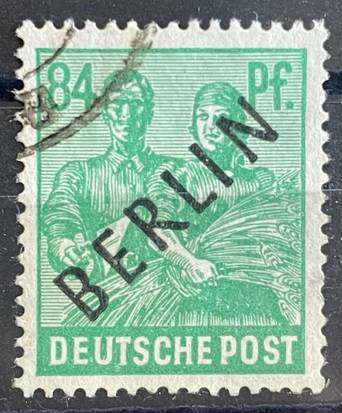 GERMANY BERLIN WEST - Michel 16 - 84 PF USED CV 100 EURO R2060