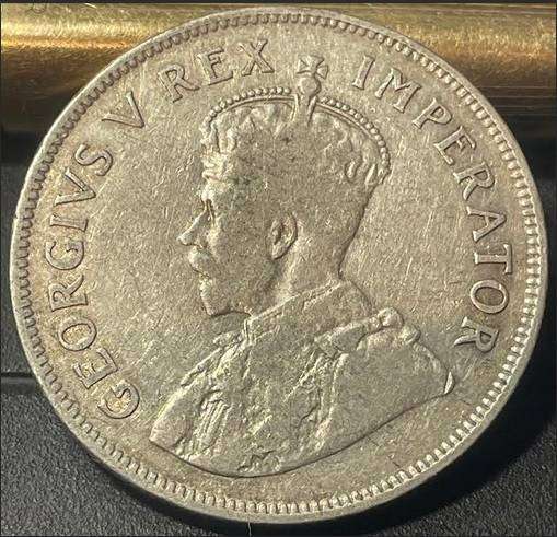 SA - 1923 KGV 2 SHILLINGS FLORIN SILVER