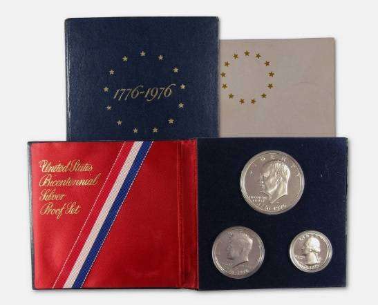 1976 Bicentennial Silver Proof Set U.S. Mint Government Packaging OGP