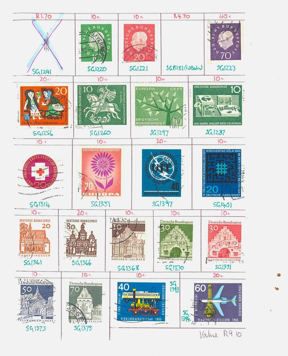GERMANY STAMPS- GREAT BUY. PLEASE SEE PHOTOS