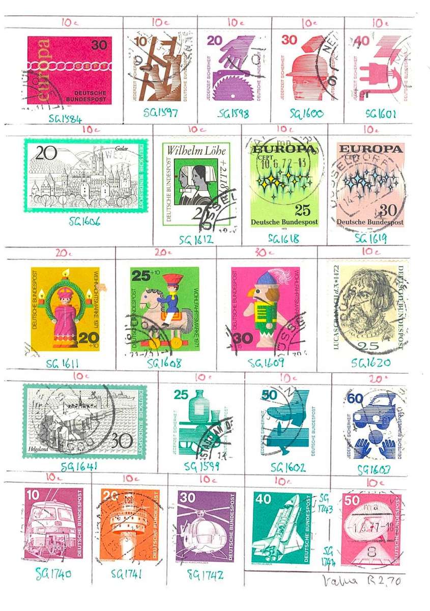 GERMANY STAMPS- GREAT BUY. PLEASE SEE PHOTOS