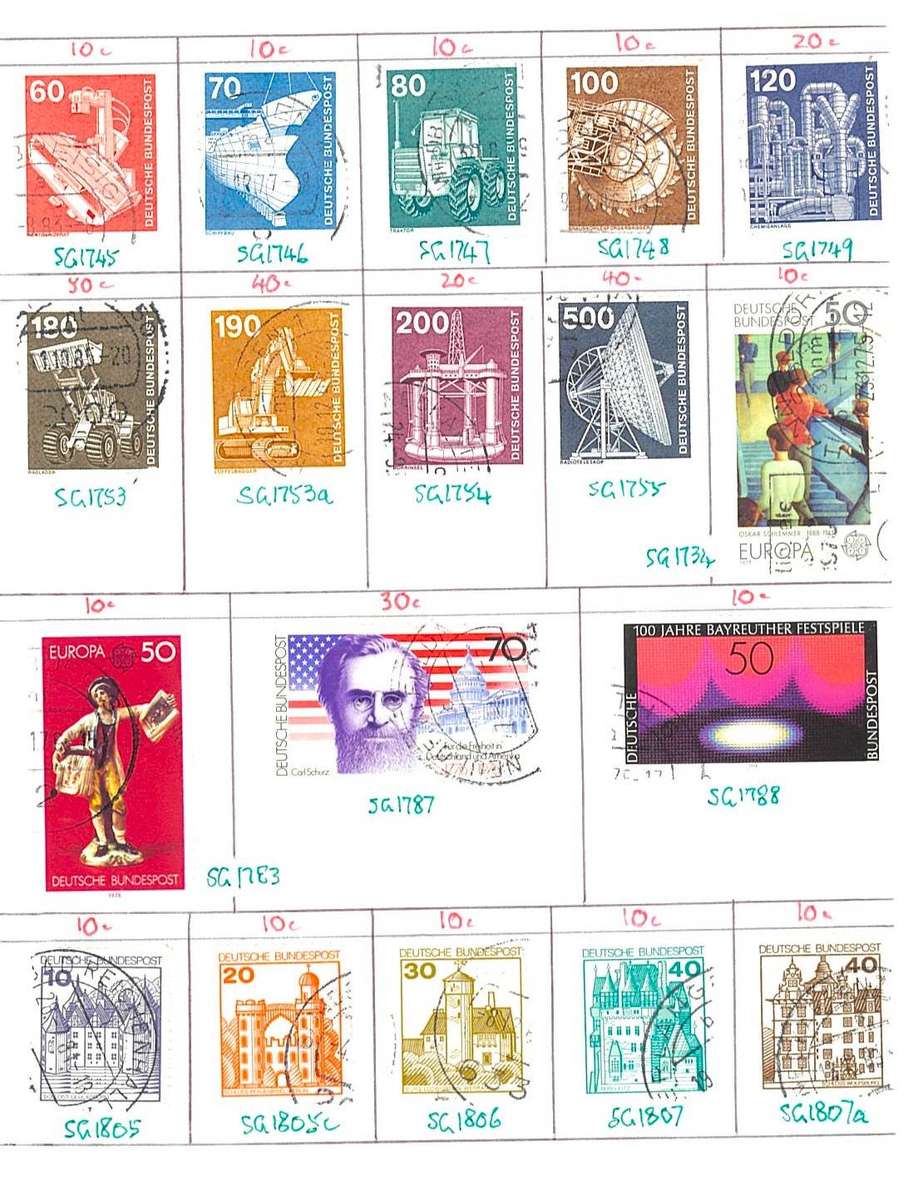 GERMANY STAMPS- GREAT BUY. PLEASE SEE PHOTOS