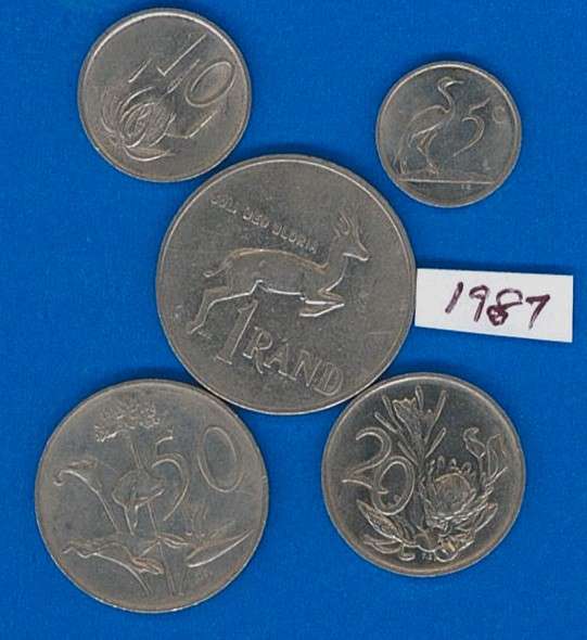1987 RSA COIN SET