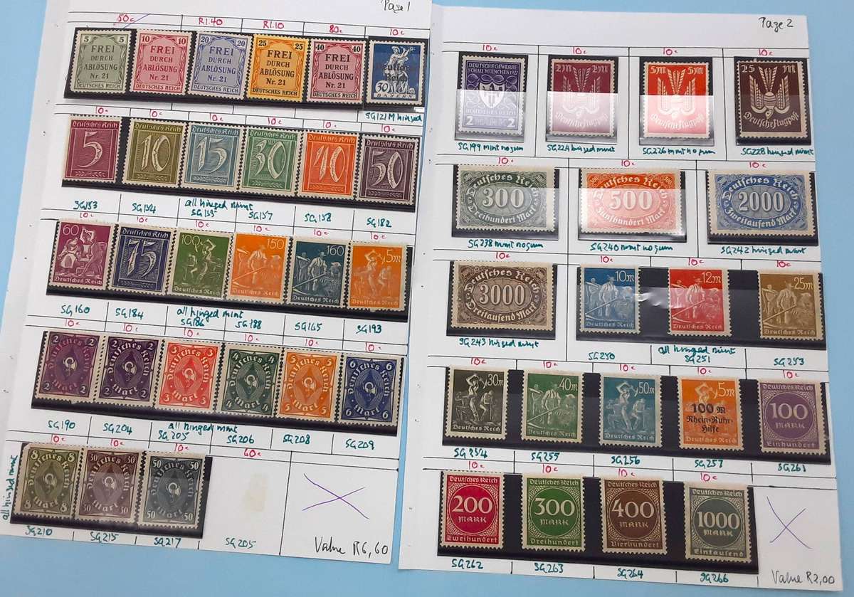 GERMANY STAMPS- MINT SETS. PLEASE SEE PHOTOS