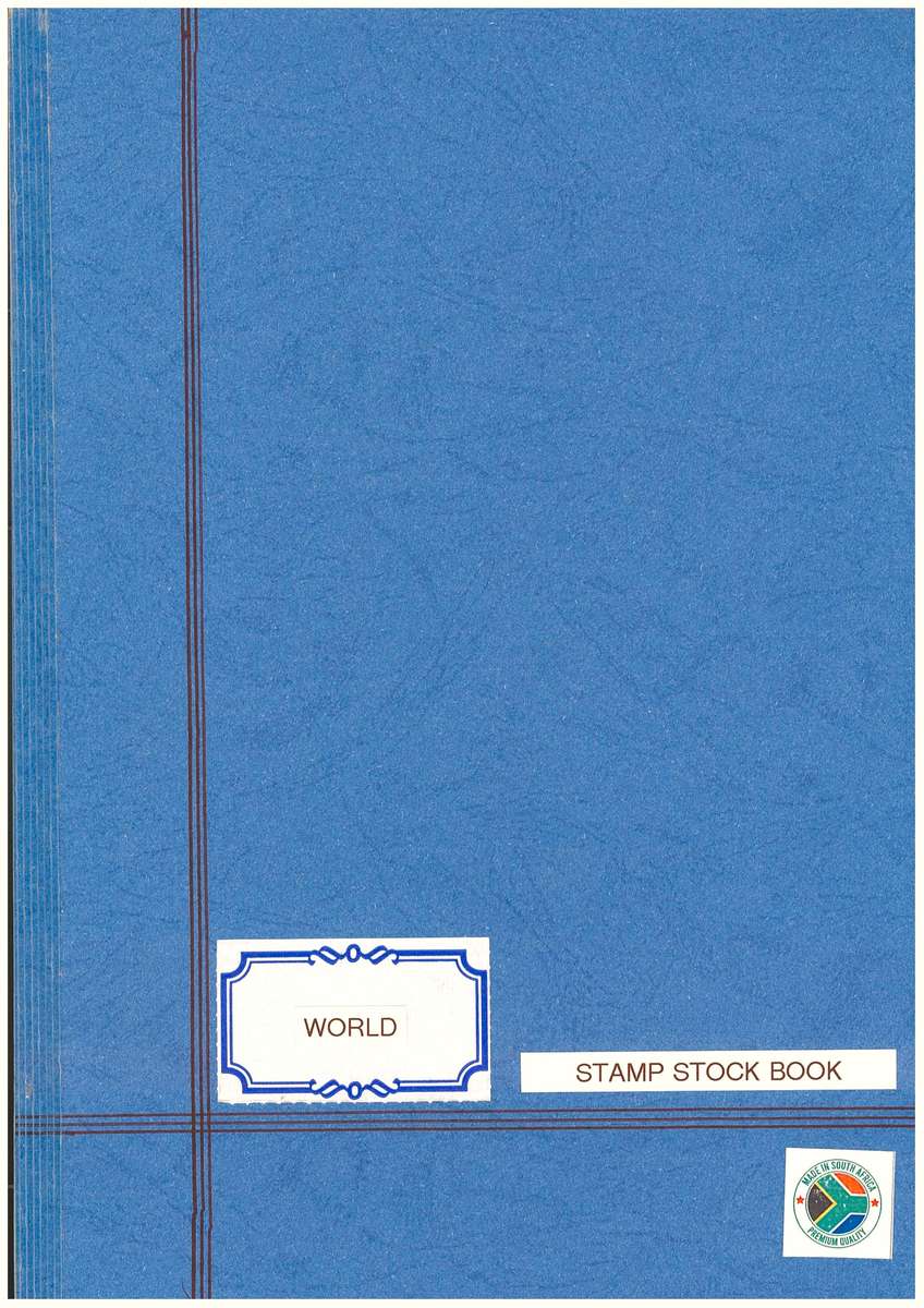 STAMP STOCK BOOK- with Very High Value Stamps. Lots in MINT cond. 10 side Book. Sleeves. Not hinge.
