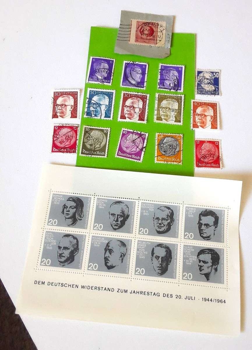 GERMANY- Stamps and MINT mini sheet