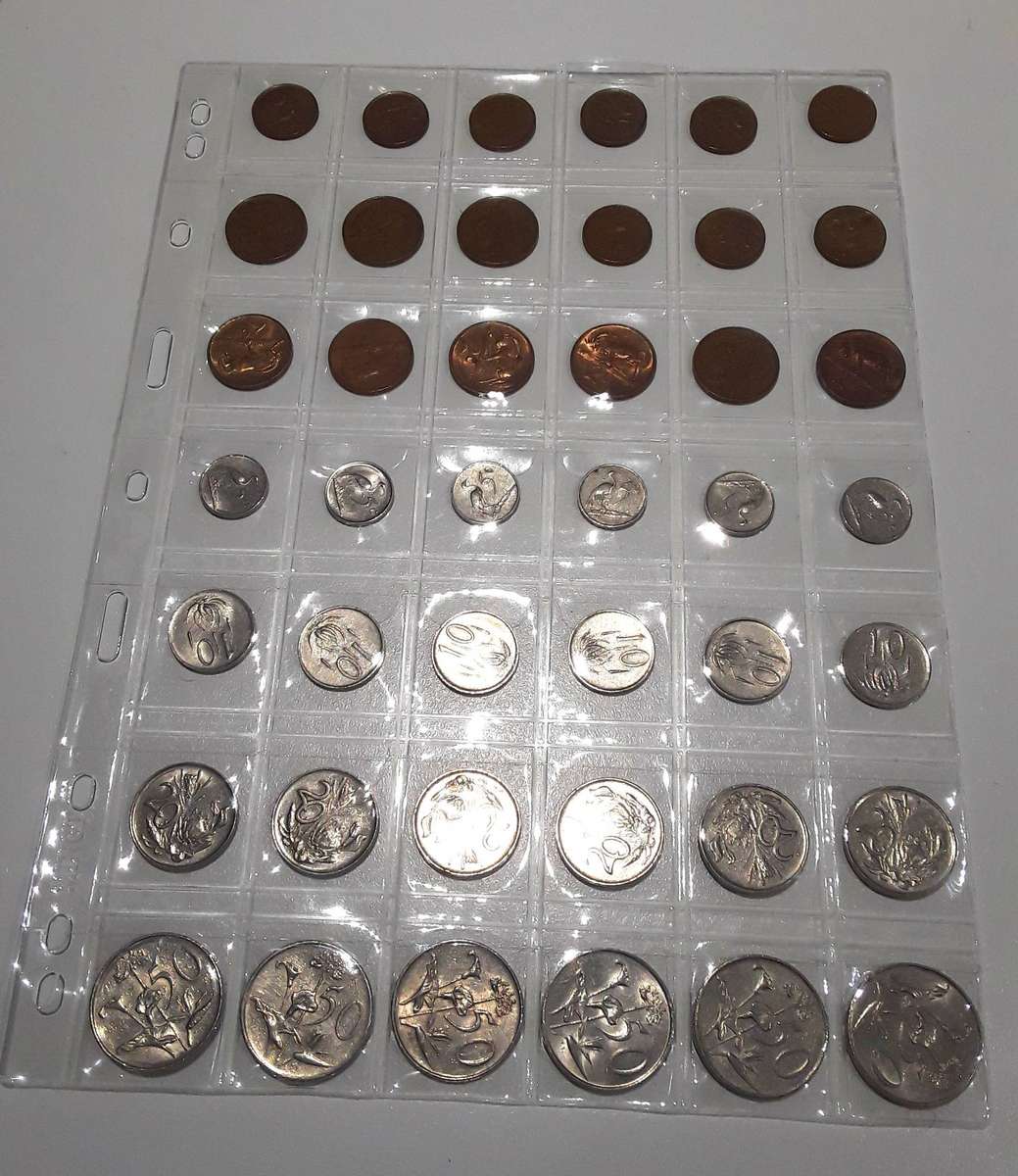 RSA Coins. Mixed years. In Excellent condition. In Coin Jacket. 5 Available.