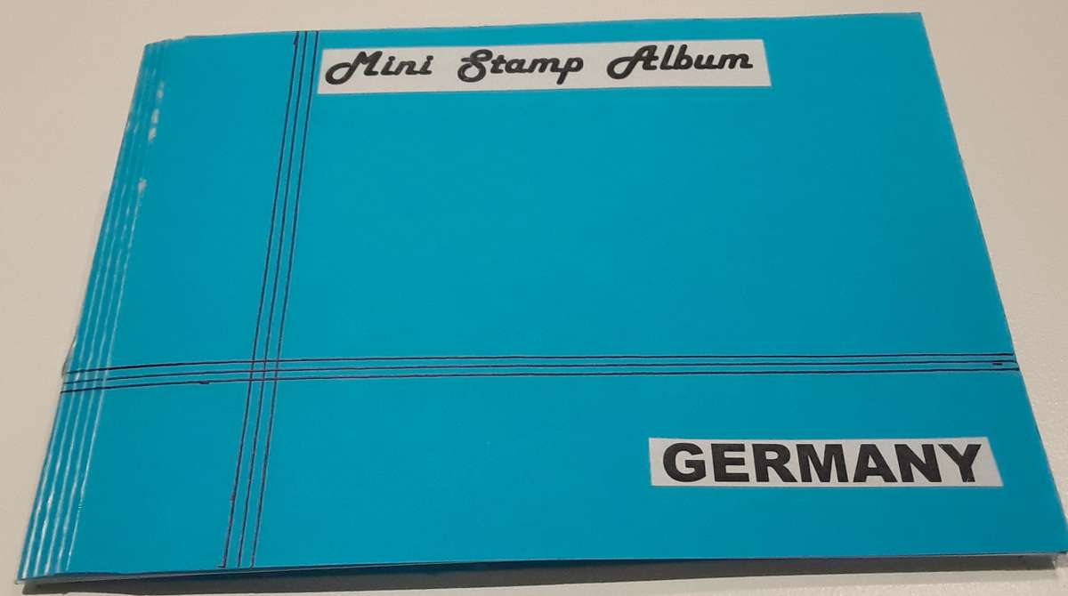 Rare Germany Stamps. Mini Stamp Album. A6. Some mint with gum & watermark. High Value. R5000. ref 2