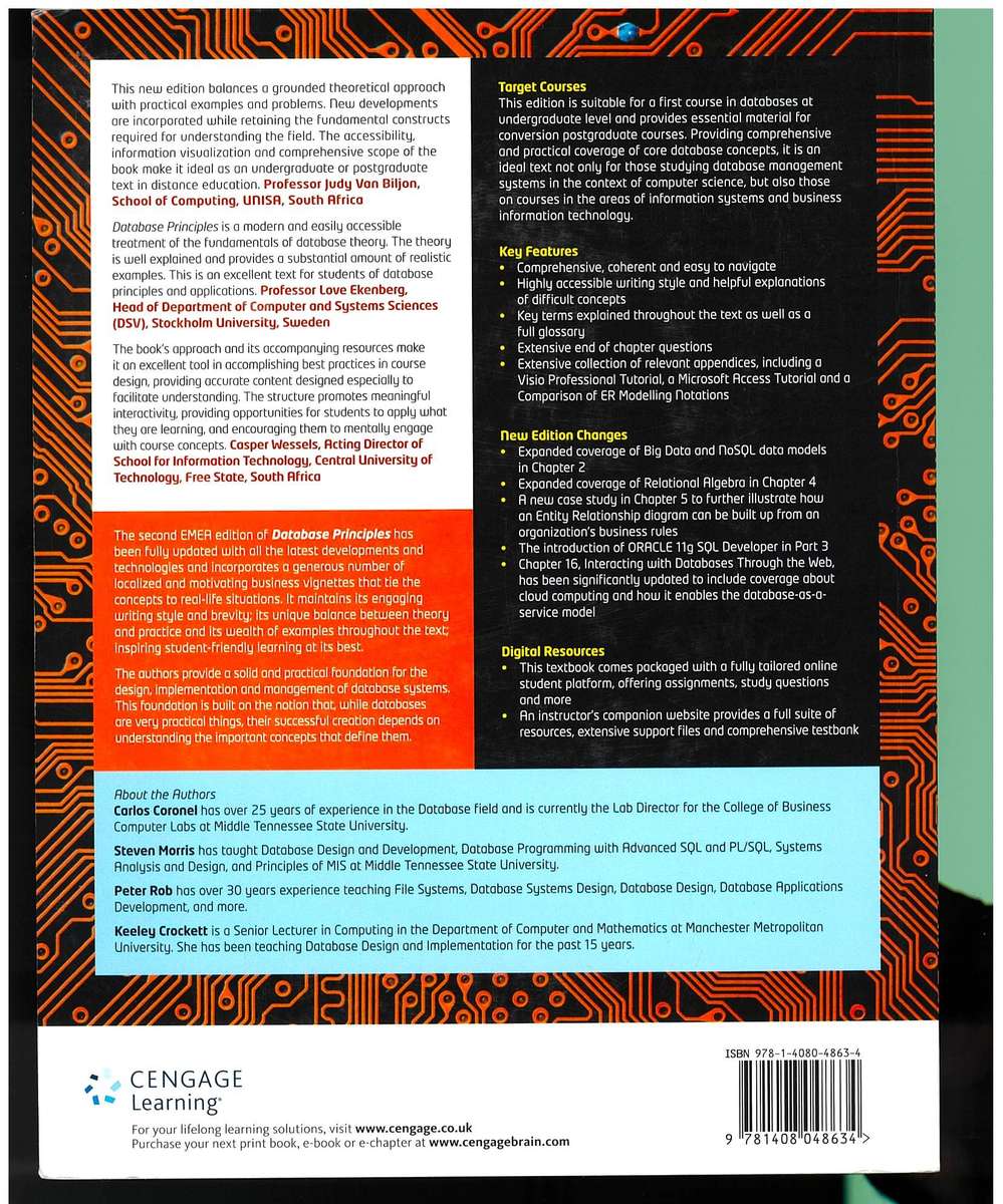 DATABASE PRINCIPLES- Design, Imp & management.
