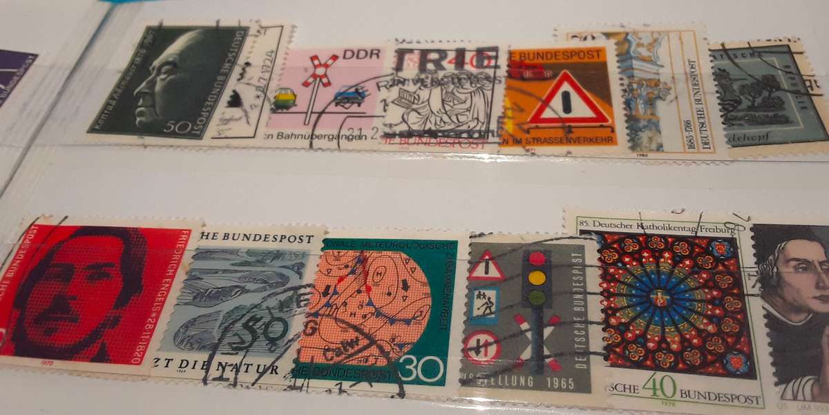 Rare Germany Stamps. Mini Stamp Album. A6. Some mint with gum & watermark. High Value. R5000. ref 2