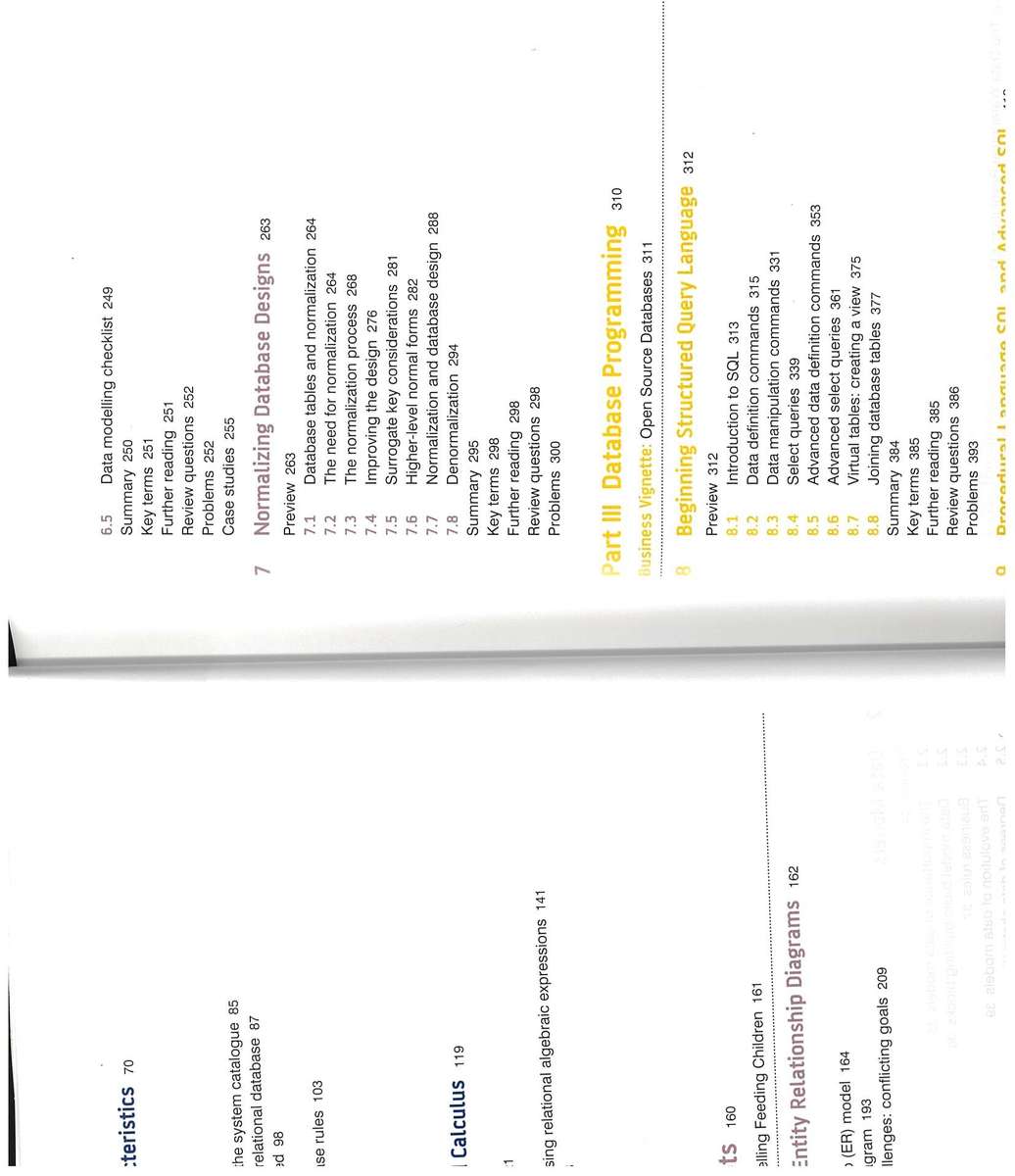 DATABASE PRINCIPLES- Design, Imp & management.