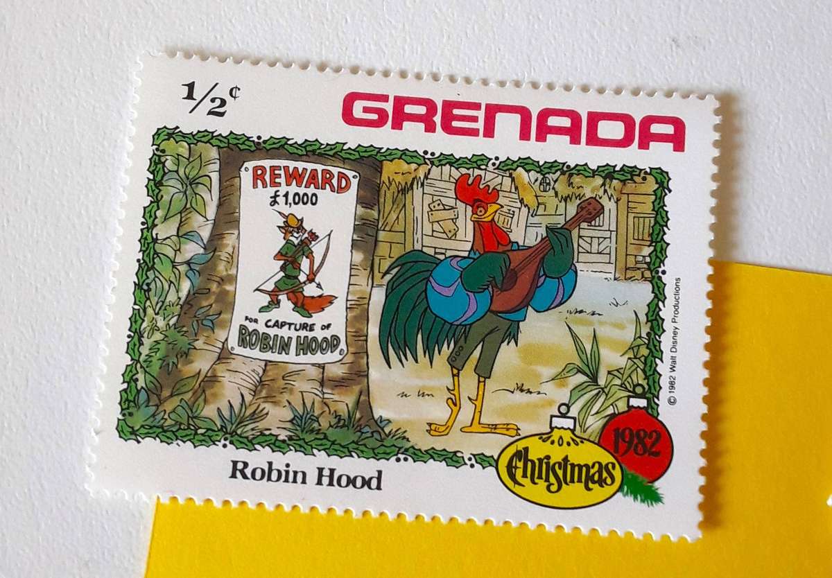 DISNEY STAMPS- ROBIN HOOD- Full set, mint