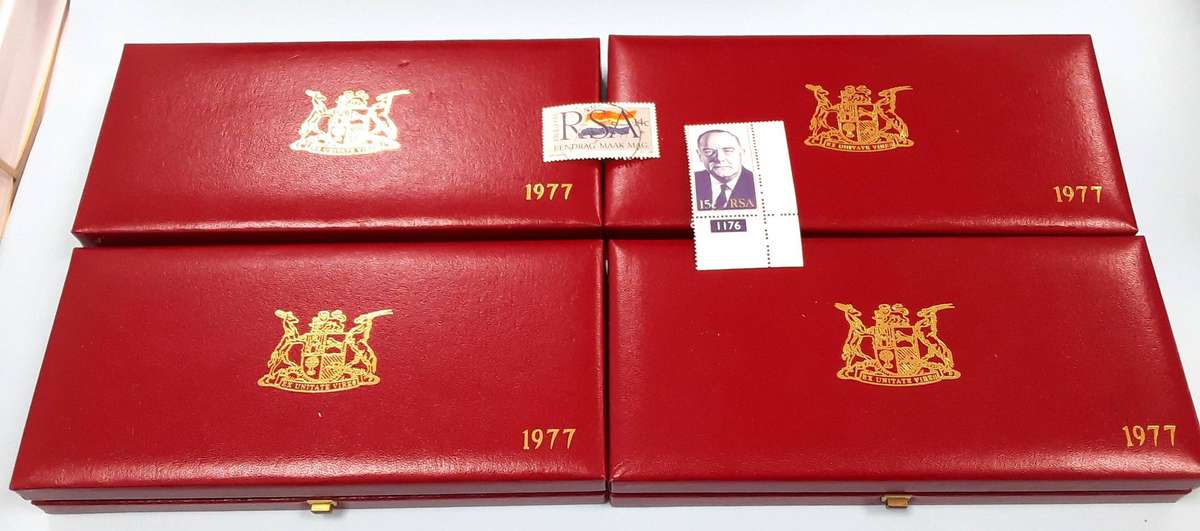 PROOF SETS in Original SAM Box. No Silver. No Gold. Used R1 Nickel. Rest Proof. ALL for 1 Bid.