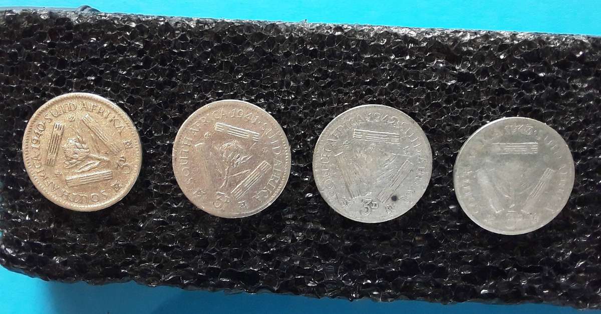 SILVER Tickey Set: 1940-1943, with Stamps & Gift Box
