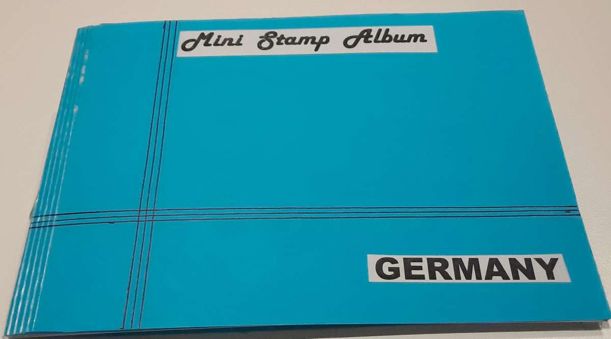 Rare Germany Stamps. Mini Stamp Album. A6. Some mint with gum & watermark. High Value. R5000. ref 3