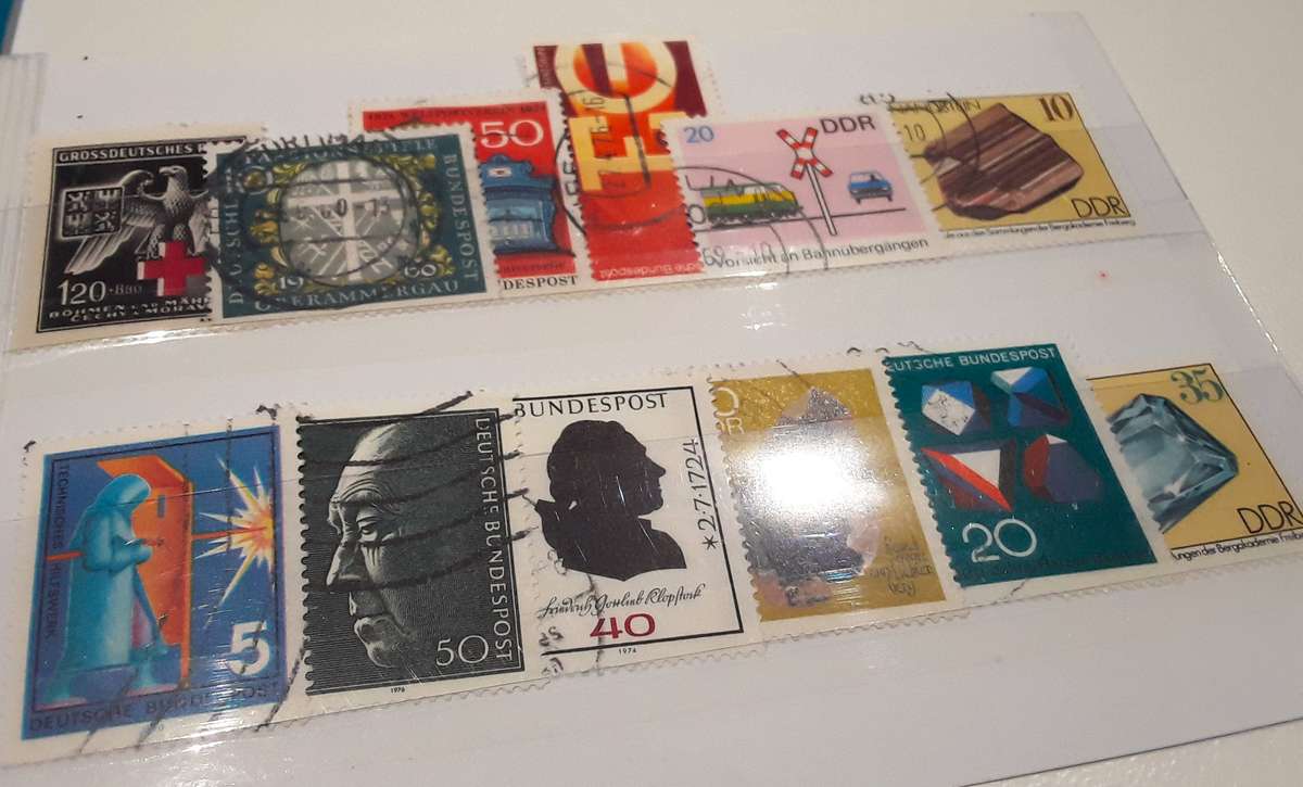 Rare Germany Stamps. Mini Stamp Album. A6. Some mint with gum & watermark. High Value. R5000. ref 3