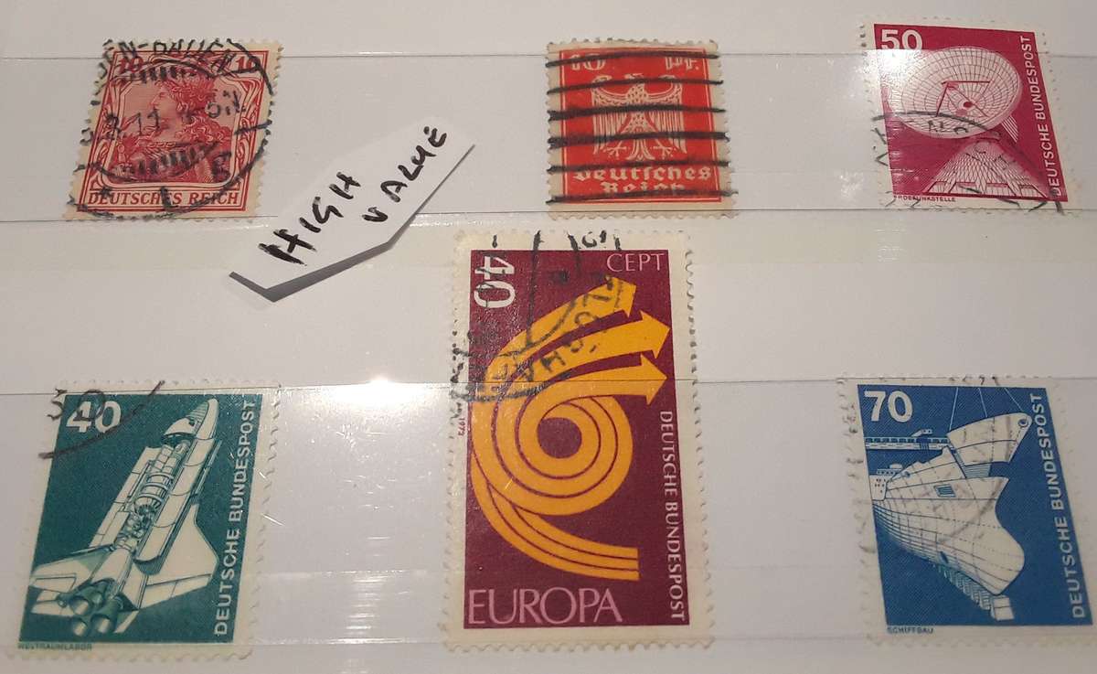 Rare Germany Stamps. Mini Stamp Album. A6. Some mint with gum & watermark. High Value. R5000. ref 3