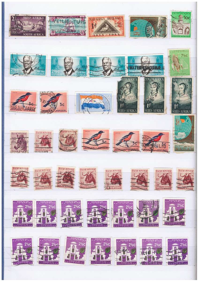 STAMP STOCK BOOK- with Very High Value Stamps. Lots in MINT cond. 10 side Book. Sleeves. Not hinge.