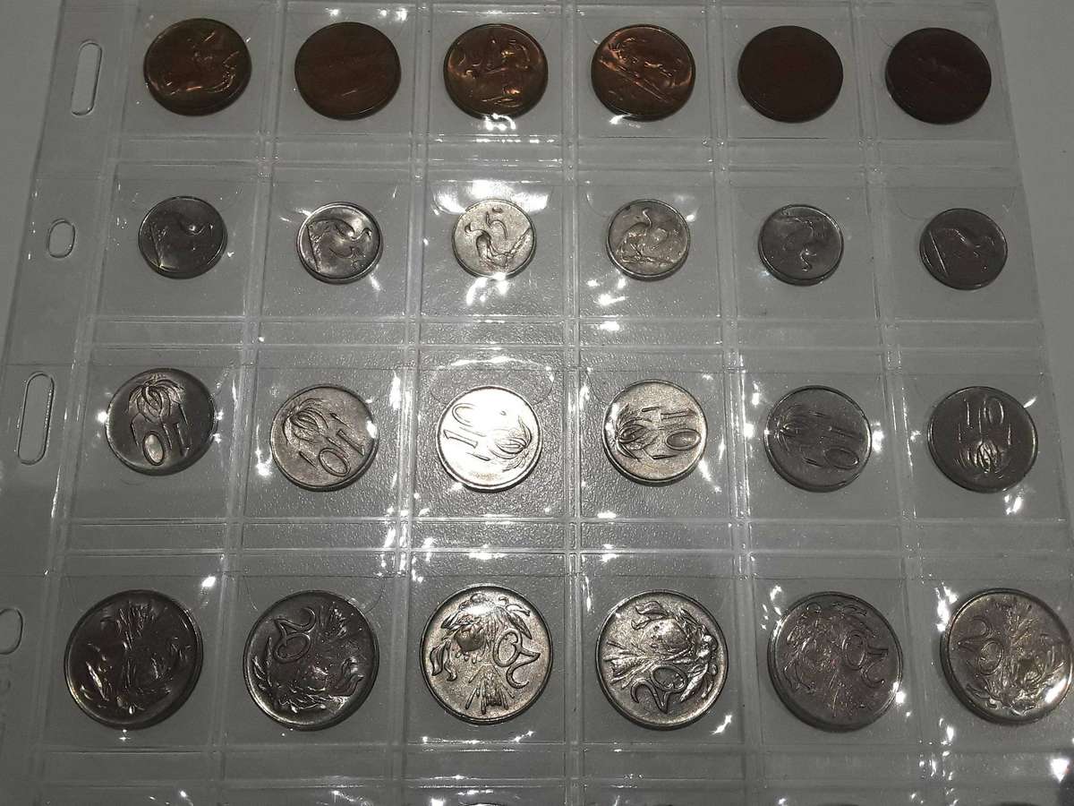 RSA Coins. Mixed years. In Excellent condition. In Coin Jacket. 5 Available.