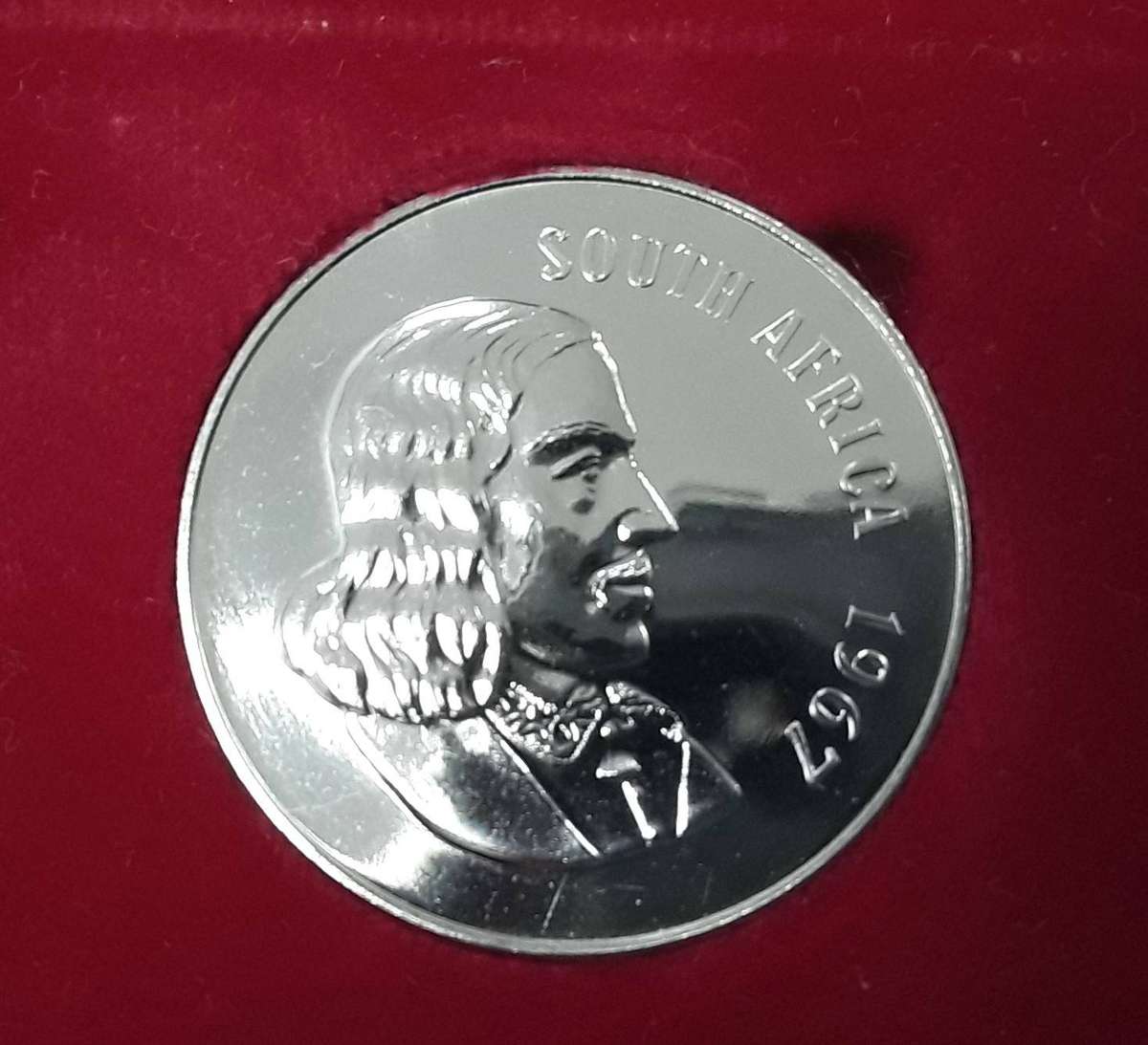 1967 Incomplete Van Riebeeck PROOF SET in original SAM box. TOP Mirror finish