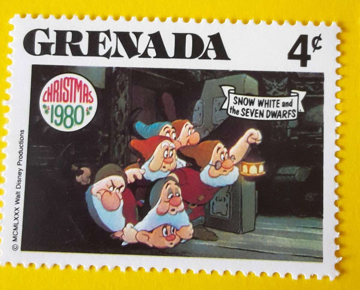 DISNEY STAMPS- SNOW WHITE- Full set, mint